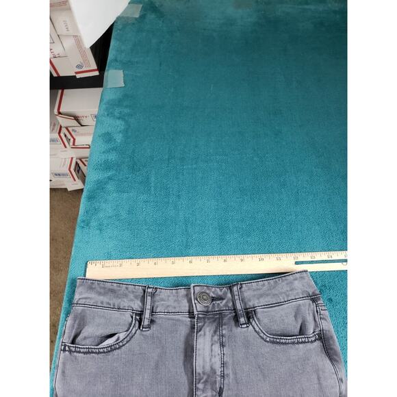 American Eagle Jeans Size 00 Womens Gray Stretch Denim Pants High Rise Jegging - Picture 10 of 14